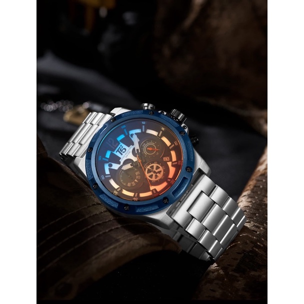 JAM TANGAN PRIA T5 H 3867 ORIGINAL SPESIAL EDITION BOX SET DOUBLE TALI RANTAI RUBBER T5 H3867