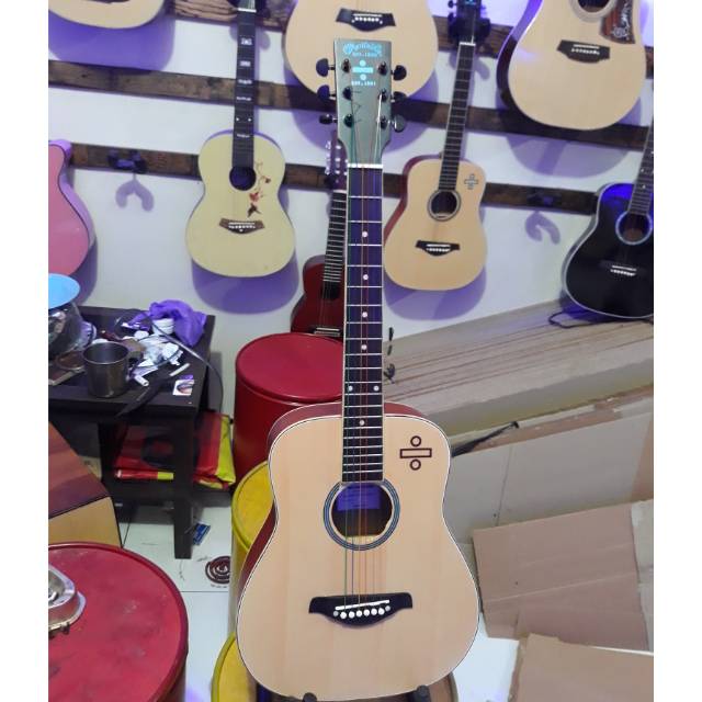 Gitar akustik 3/4 martin ed sheraan tanam besi-2