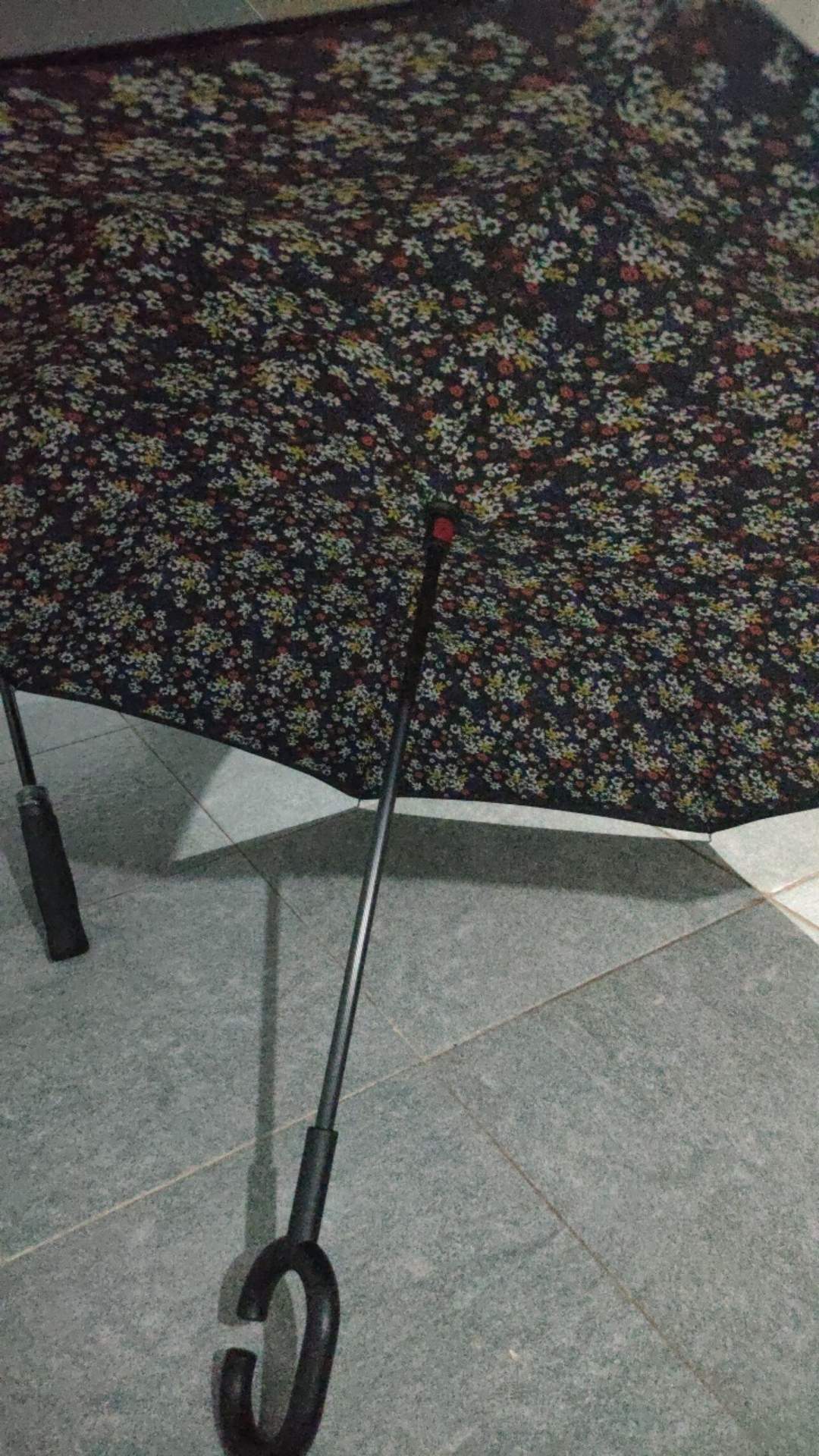 Jktumbrella - Payung Terbalik / Mobil / Kazbrella / Reversible - Motif Bunga