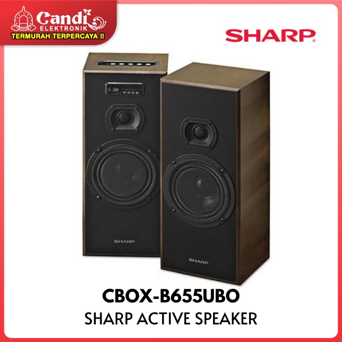 SHARP Speaker Aktif CBOX-B655UBO Koneksi Bluetooth