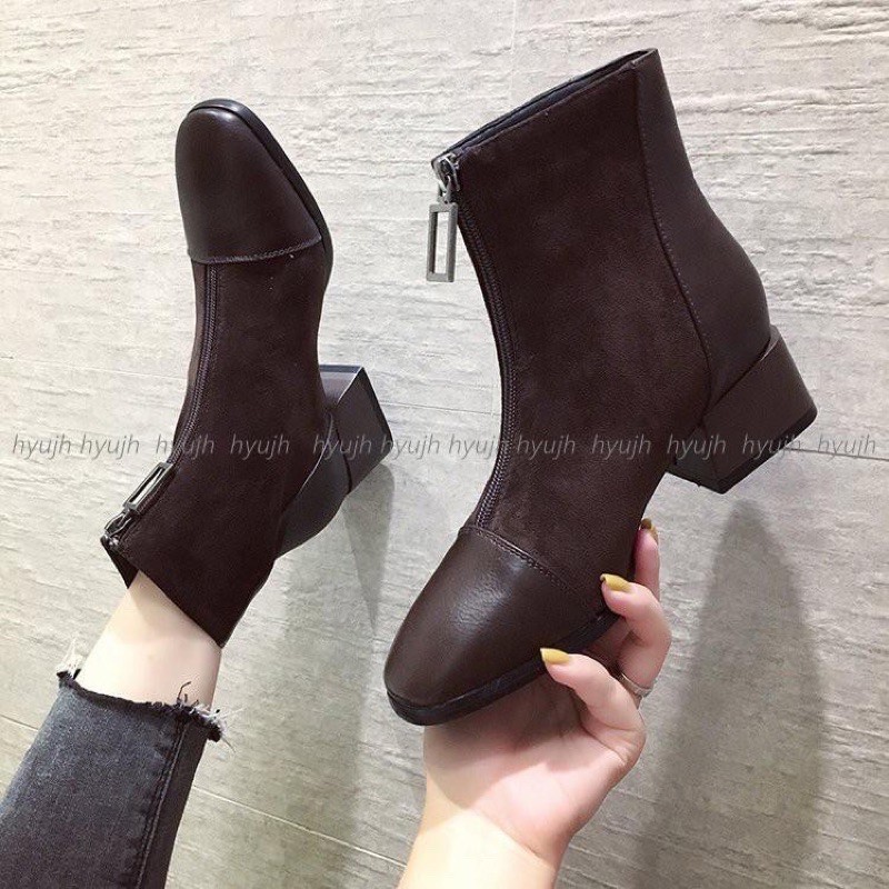 BT36 SEPATU ANKLE BOOTS IMPORT WANITA KOREA BRITISH INGGRIS ORIGINAL