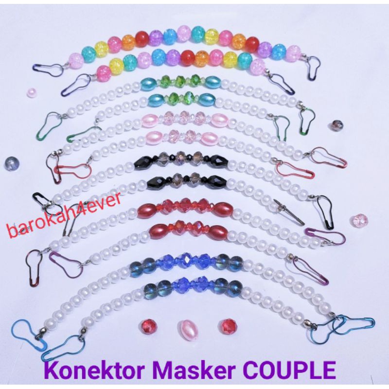 COUPLE Konektor Masker MUTIARA (Set Ibu dan Anak)