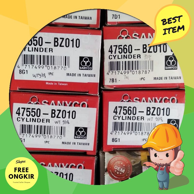 Spare Part Mobil Wheel Cylinder Toyota Avanza Daihatsu Xenia Kanan Dan Kiri Sanico Berkualitas