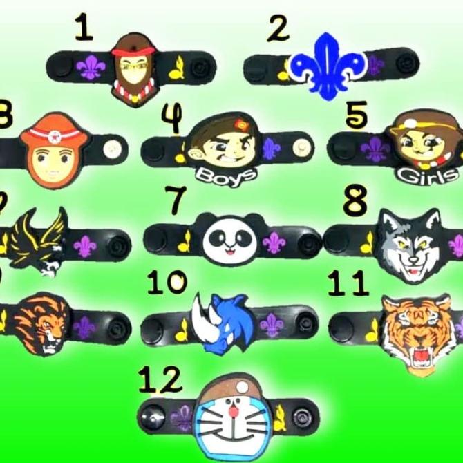 RING KACU PRAMUKA KARAKTER BAHAN KARET