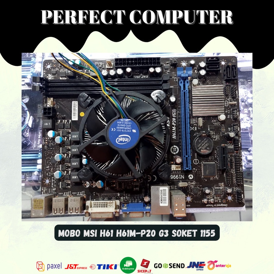 MB MSI H61 H61M-P20 G3 Soket 1155