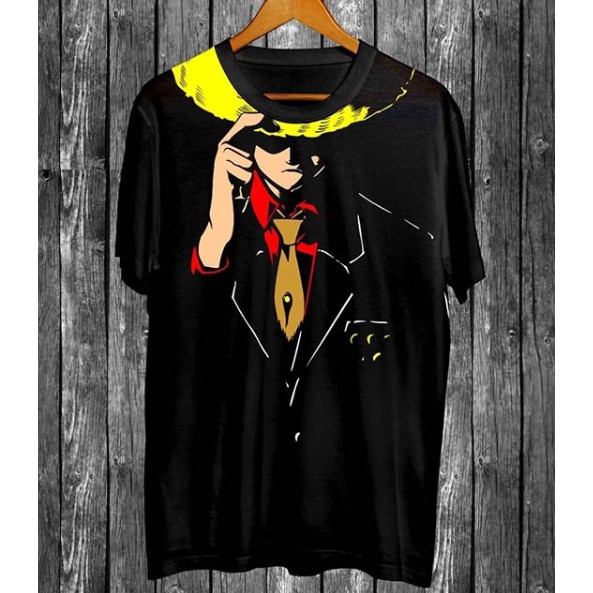 BelovedFashion -  Kaos Pria / Kaos Distro Lutfy Topi Kuning One Piece CN662
