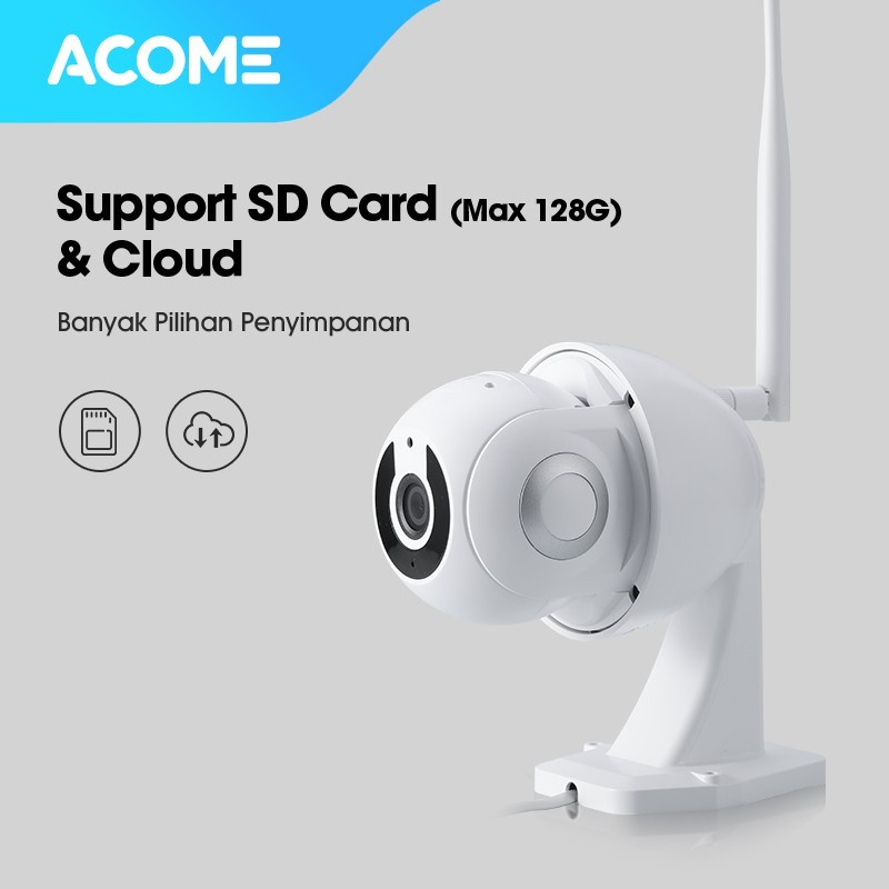 CAMERA CCTV ACOME IOT APC02 1080P 2 ARAH 2 TALK WAY NO BLIND SPOT