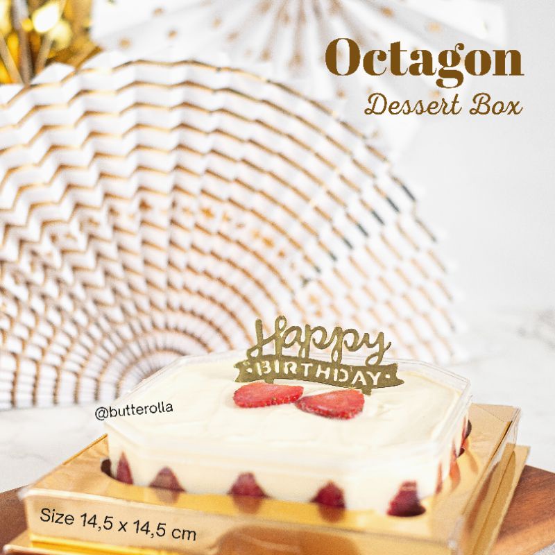 

Dessert Box Octagon | BUTTEROLLA | Birthday Hampers