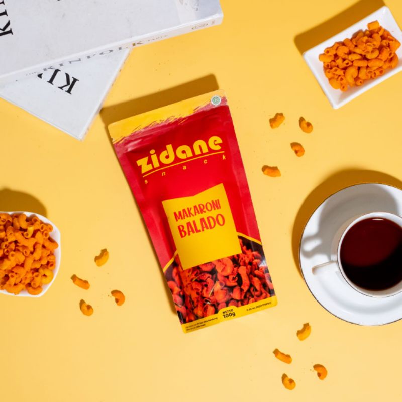 

Makaroni Bantet Bumbu Pedas Balado Original Zidane Snack