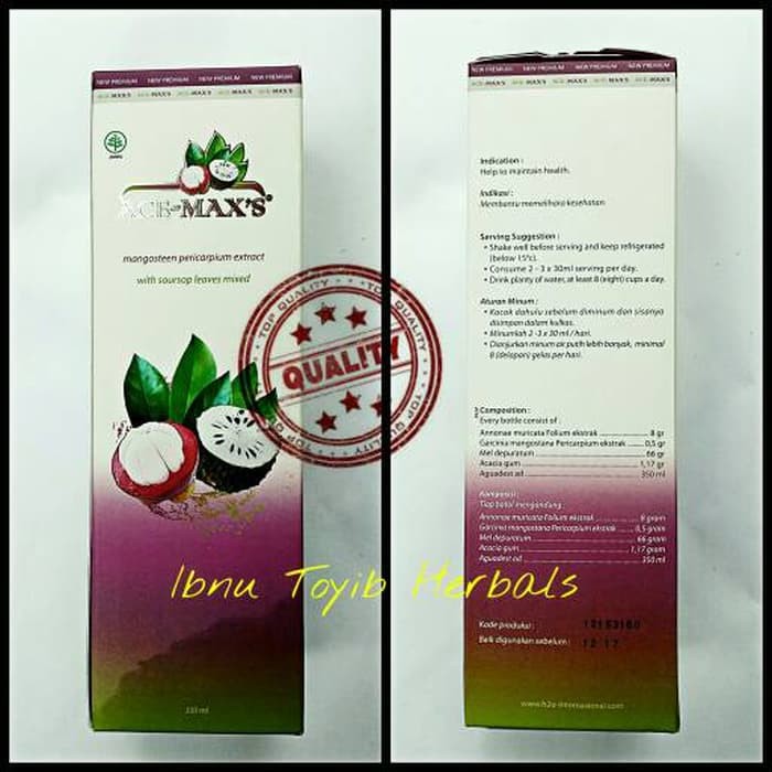 

Jual ACE MAX S sirup sari manggis daun sirsak Limited