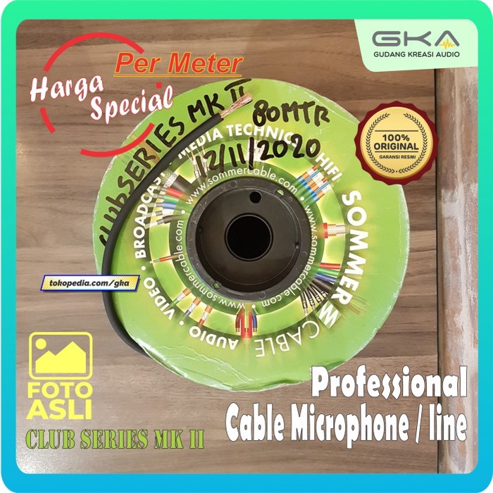 Aman Cable Audio, Mic Cable, Cable Microphone Murah Terbaik, Cable Sommer Gilaa