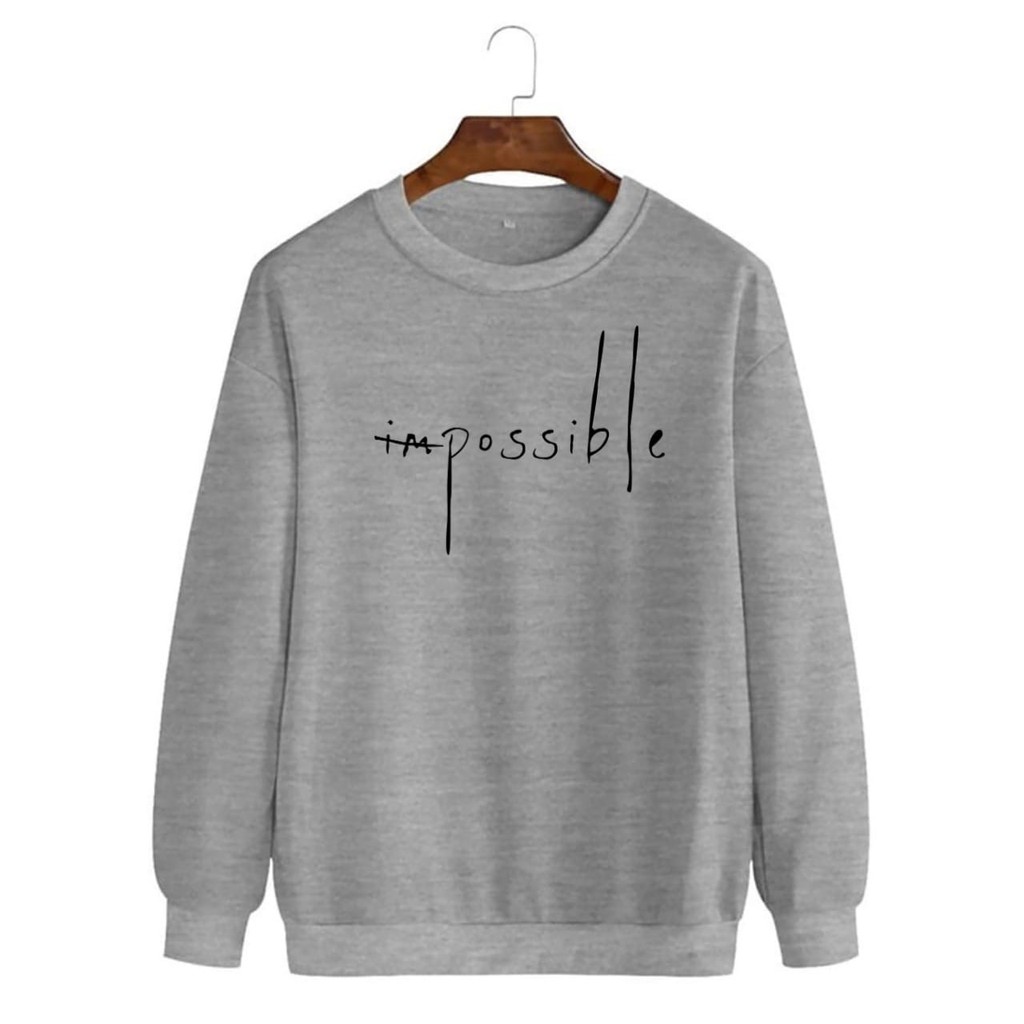 COD/ARPIOSSHOP - BAJU IMPOSSIBLE - SWEATER PRIA/WANITA MODEL KEKINIAN