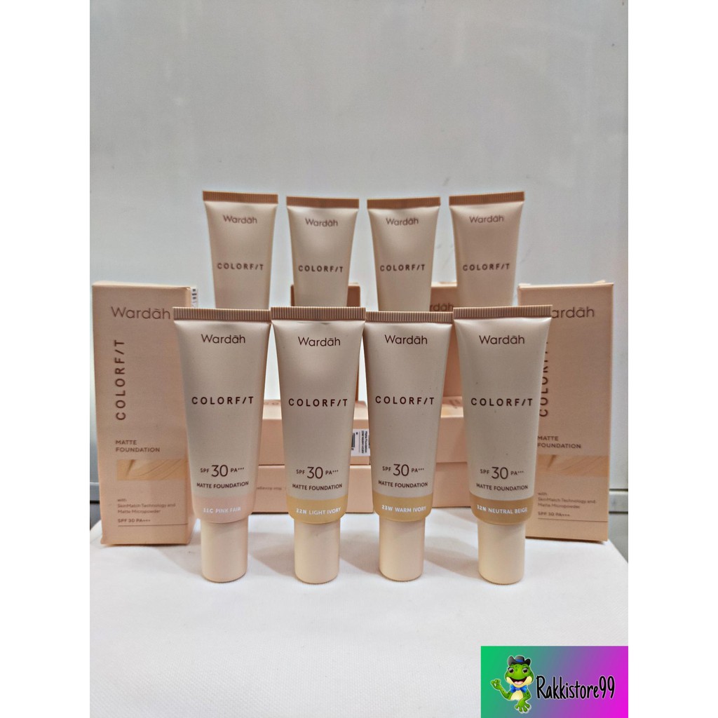 ❣️Rakkistore99❣️ Wardah Colorfit MATTE FOUNDATION SPF 30 PA+++ 25ml (100% Original)