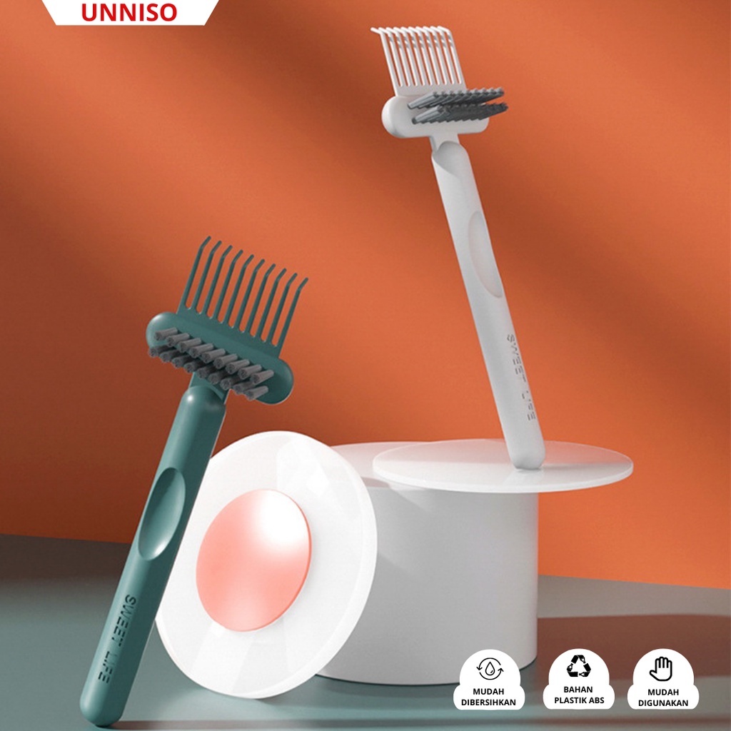 UNNISO - Air Cushion Comb Cleaning Brush Pembersih Sisir Portabel