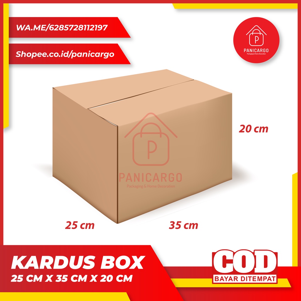 

TERMURAH!!! Kardus Besar 25x35x20 cm / Kardus Packing / Kardus Bekas / Kardus Pindahan
