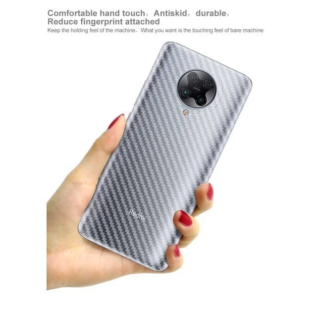 POCOPHONE POCO F5 F4 5G F4 GT F3 F2 PRO BACK SKIN CARBON GARSKIN ANTI GORES BELAKANG