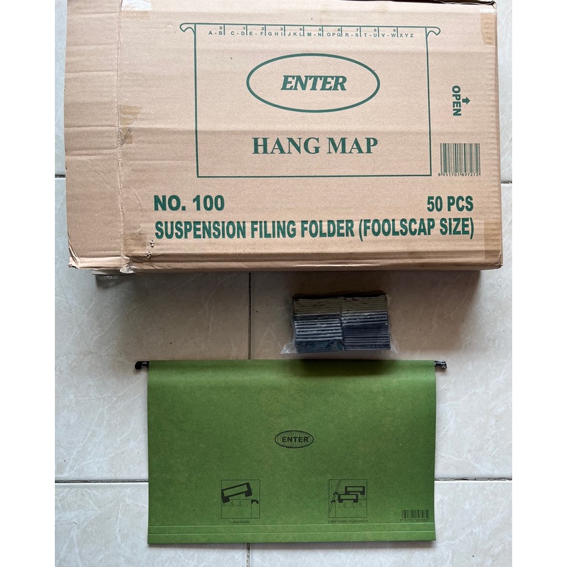 50 Pcs Map Gantung - Hang Map No 100 - Suspension File 1 Pak