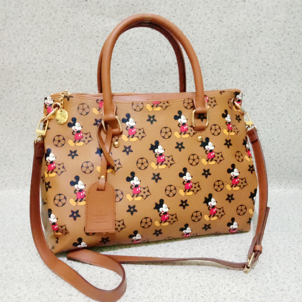 TAS LV PALLAS MIKI MOUSE GOOD QUALITY / TAS WANITA /TAS BESAR / TAS MURAH