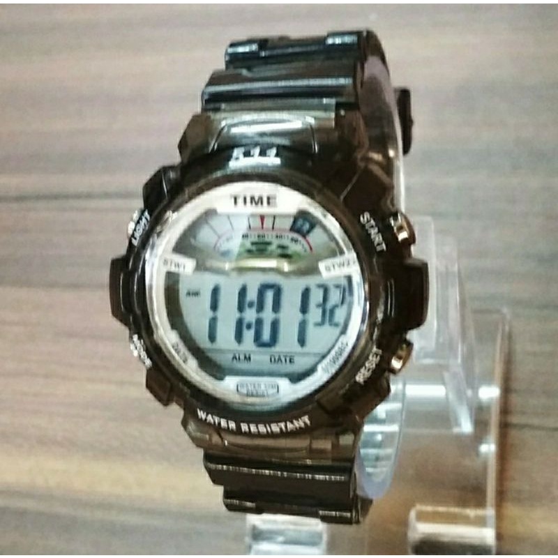 Promo Terbaru Jam Tangan Transparan Digital G Time 511 Fashion Sport Wanita Pria Warna