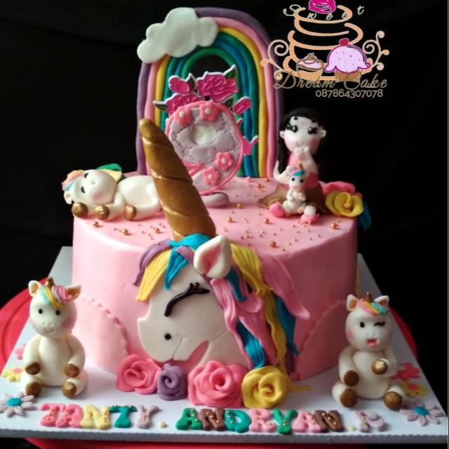 

Kue ulang tahun unicorn