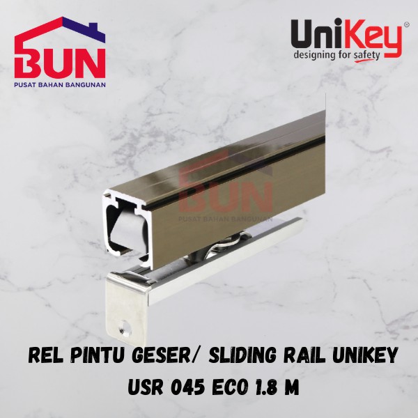 REL PINTU GESER/ SLIDING RAIL UNIKEY SET USR 045 ECO 1.8M