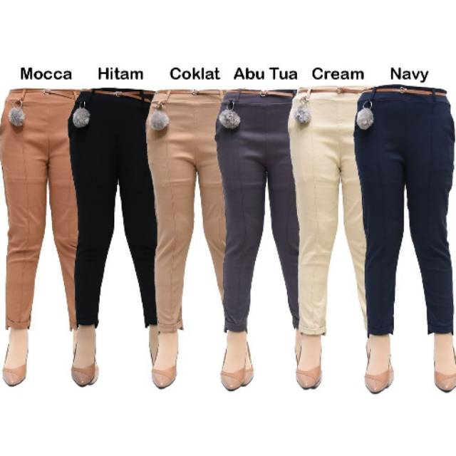 SKY MODE Baggypants / Celana Wanita Baggypants / Celana Kerja Wanita