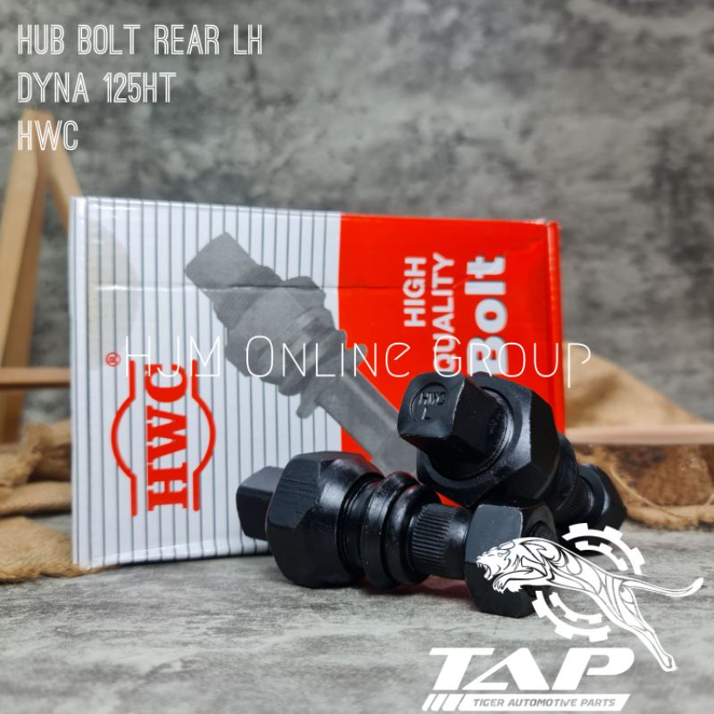 HUB BOLT REAR LH - BAUT RODA BELAKANG KIRI RINO 14B DYNA 125HT 130HT