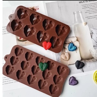 cetakan love silikon cetakan coklat