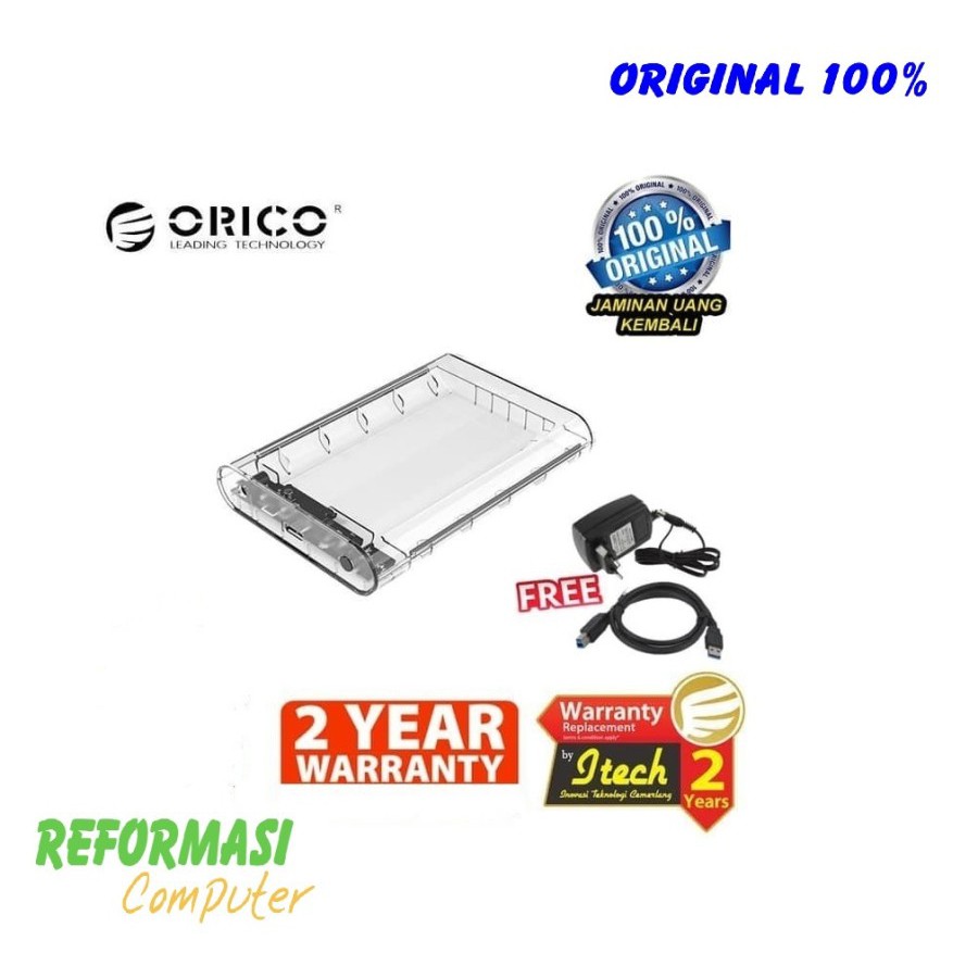 ORICO External Case Hardisk PC Portable 3139U3 3.5 USB 3.0 Enclosure Original