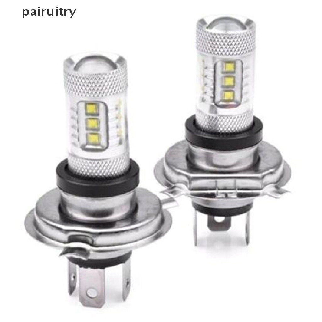 Prt 1Pc Lampu Kabut Depan LED H4 9003 80W Hi / Lo 90W Warna Putih PRT