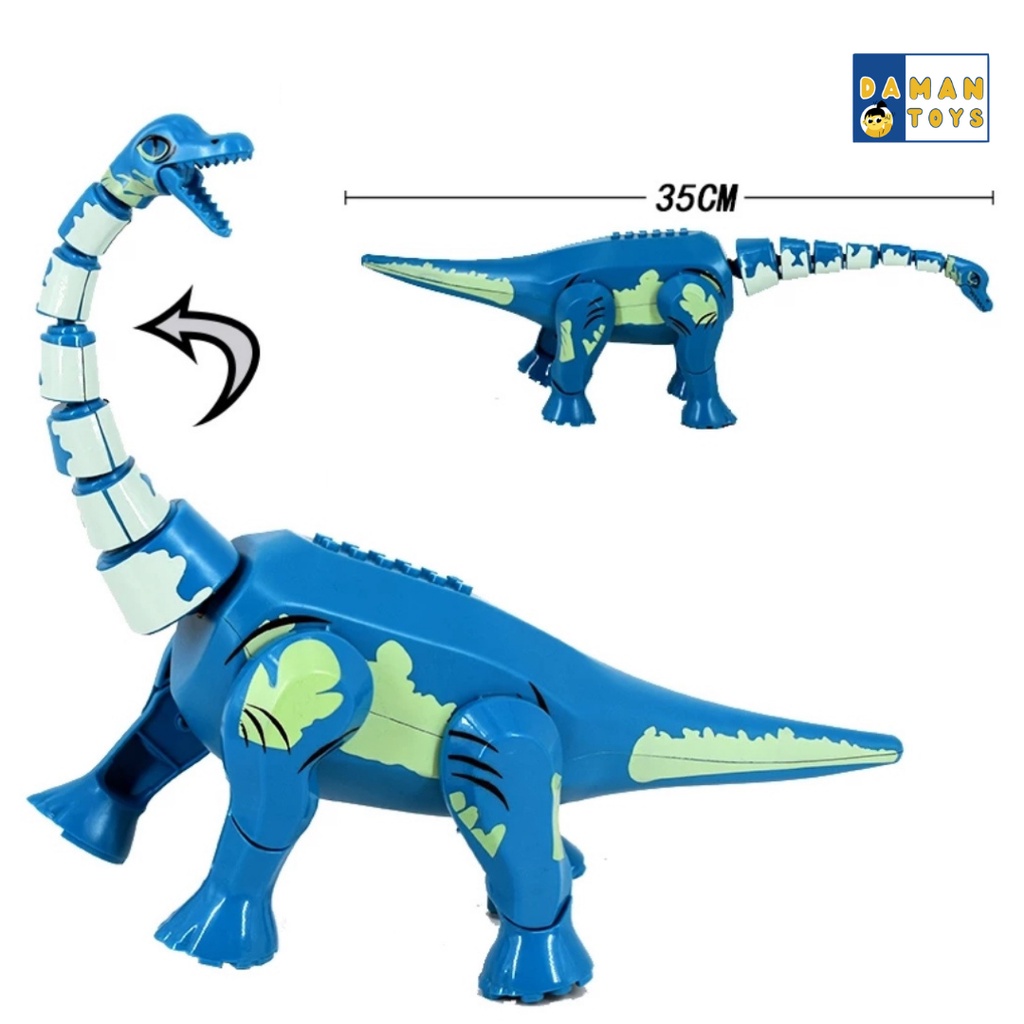 Mainan Dino DIY Dinosaurus Jurassic T-Rex Tyrex Besar Bongkar Pasang