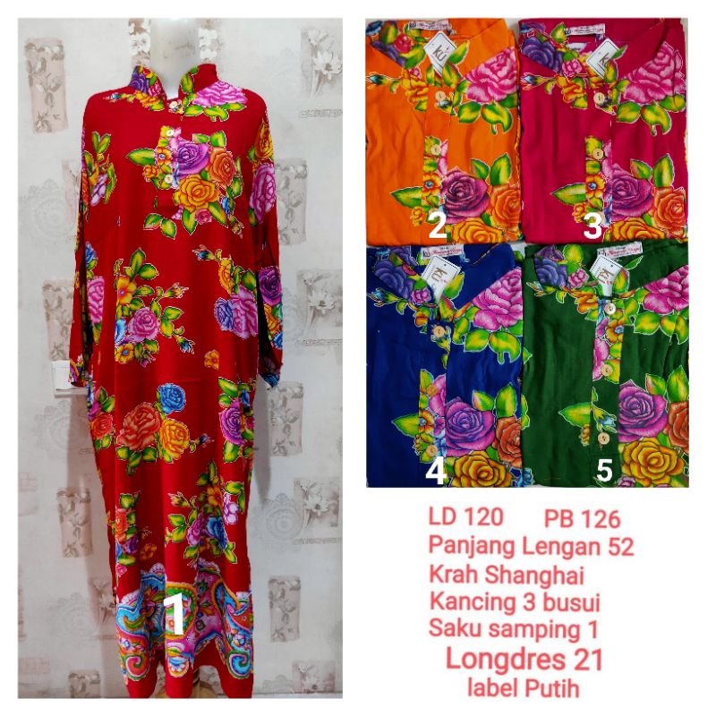 Longdres Kencana Ungu label Putih / KUP LD 19 / KUP LD 21