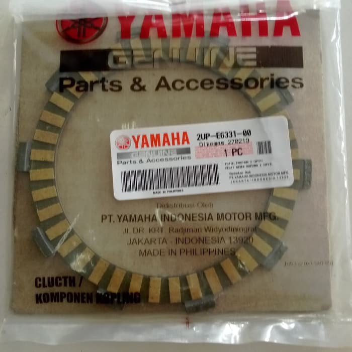 Plat Kampas Kopiing - MX King bagian 2 Asli Yamaha 2UP-E6331-00