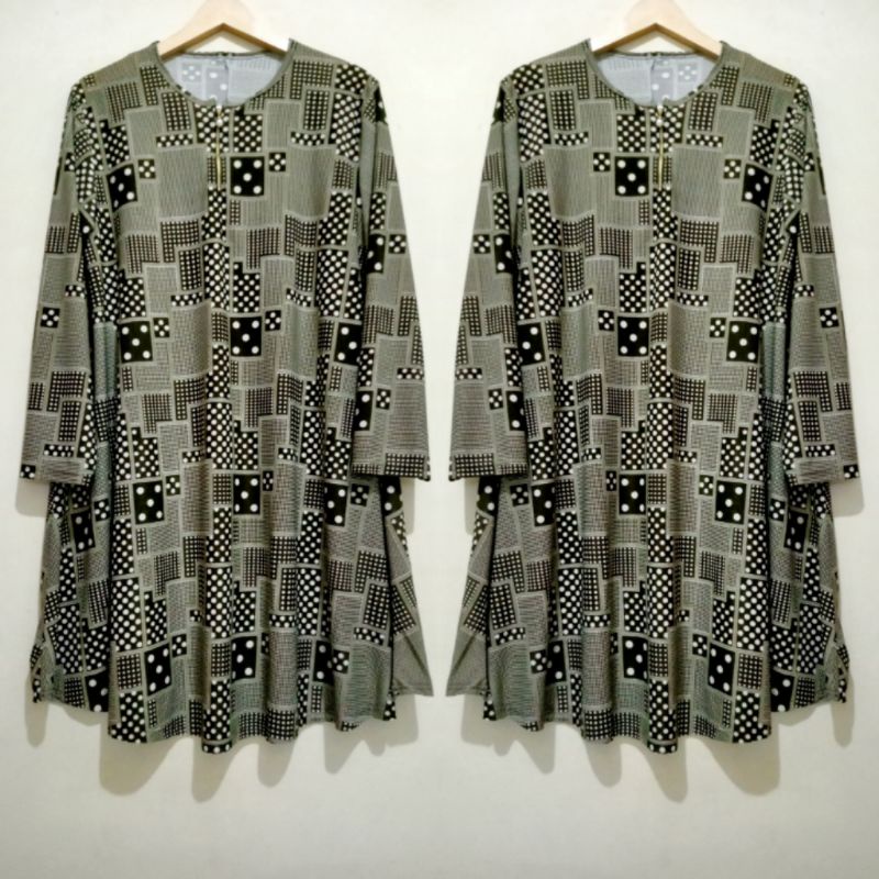 TUNIK FATIMAH MAT JERSEY KOREA SUPER JUMBO