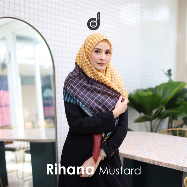 Hijab Deenay Rihana Mustard