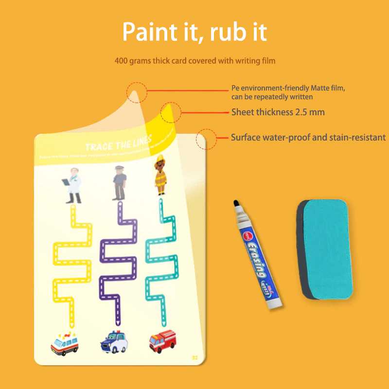 GIJ - Learn Fun Alat Gambar Anak Line Drawing Set Game Toy