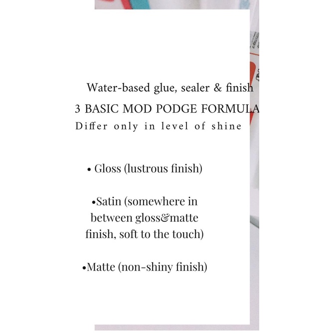 

mod podge gloss modpodge Matte 8 oz / 236ml