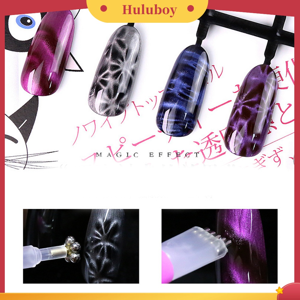 Huluboy Huluboy♡ Pen Magnetik Dua Sisi Untuk Kutek Gel UV 3D DIY