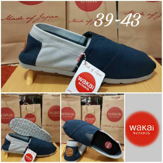 Wakai slip on grade original pria