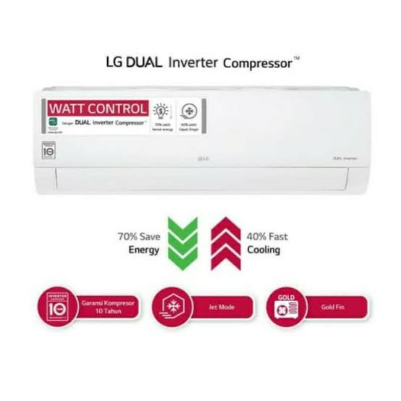 AC LG 1/2 PK T06EV4 (Unit Only)