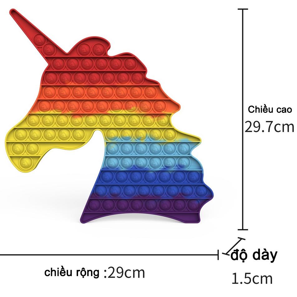 Terbaru - Mainan Pop It toy Rainbow Pop It fidget pop bubble Besar Murah Super Jumbo Squishy push po