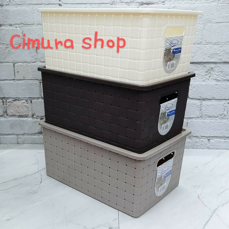 keranjangplastik/keranjang lugano s/lugano s/keranjang hawaii/keranjang plastik/keranjang serbaguna/