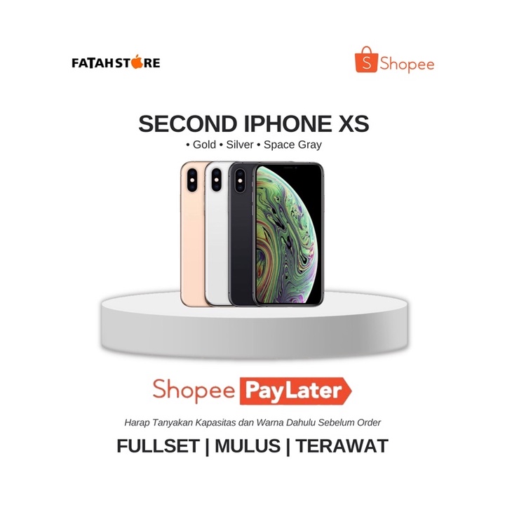 SECOND IPHONE XS 64GB & 256GB SECOND IBOX @fatahstoresolo