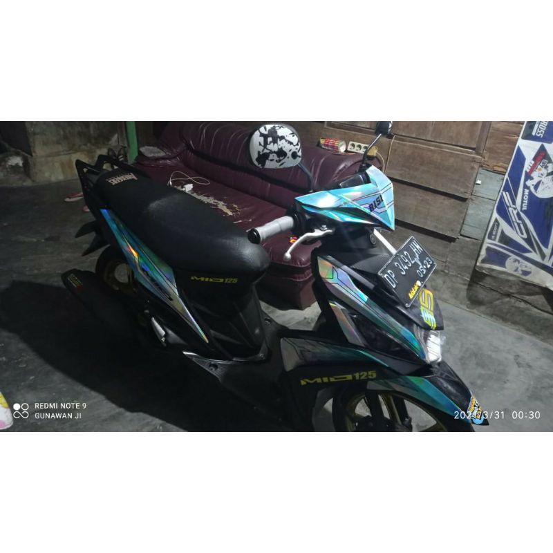 Decal stiker mio m3 hologram | custom