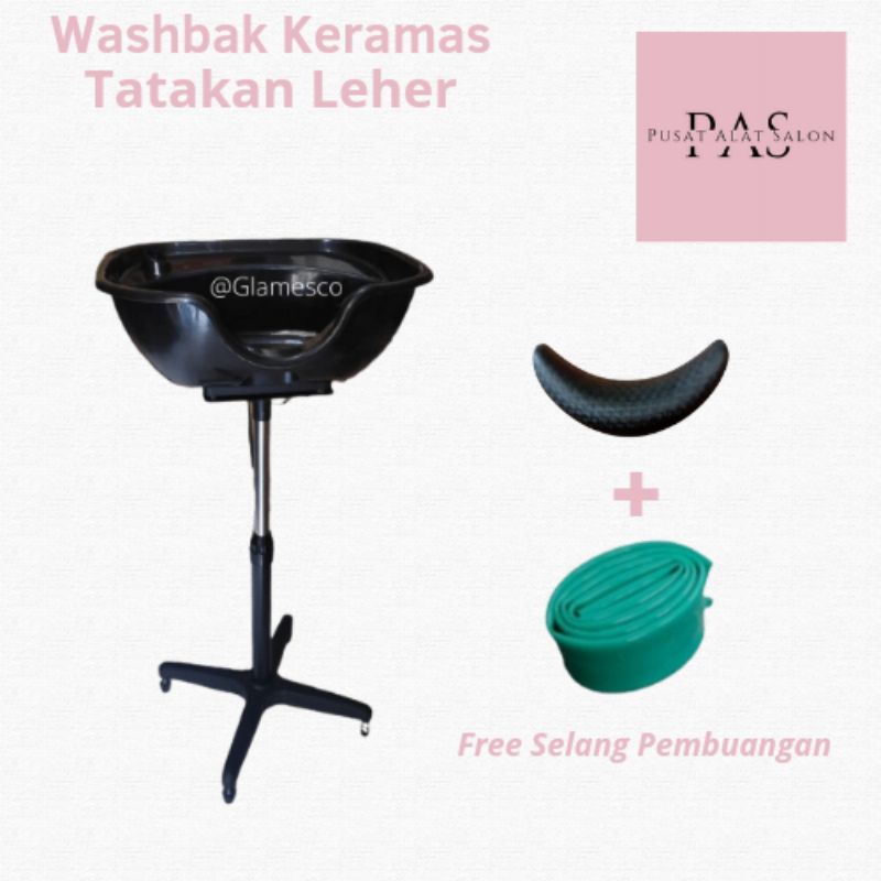 washbak / washbak keramas / washbak plastik / tatakan leher