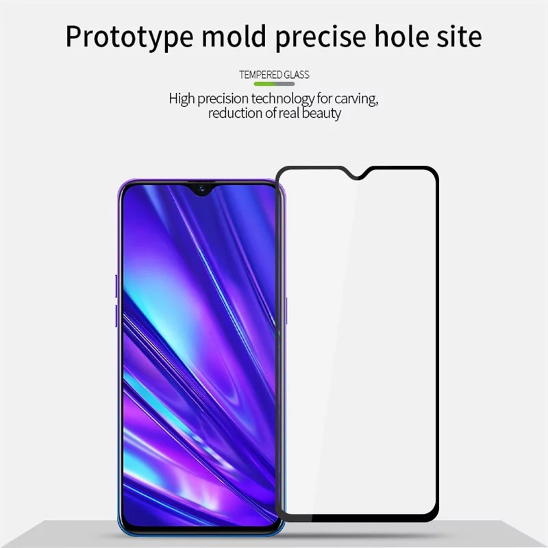 PROMO Tempered Glass Realme XT, Realme X2 / X2 Pro, Realme C3 Full Cover Black Anti Gores Kaca