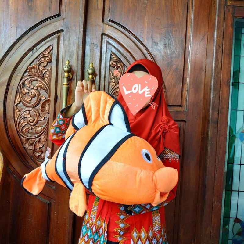 BONEKA IKAN NEMO LUCU MURAH / BONEKA JUMBO IKAN NEMO TERMURAH TERLARIS