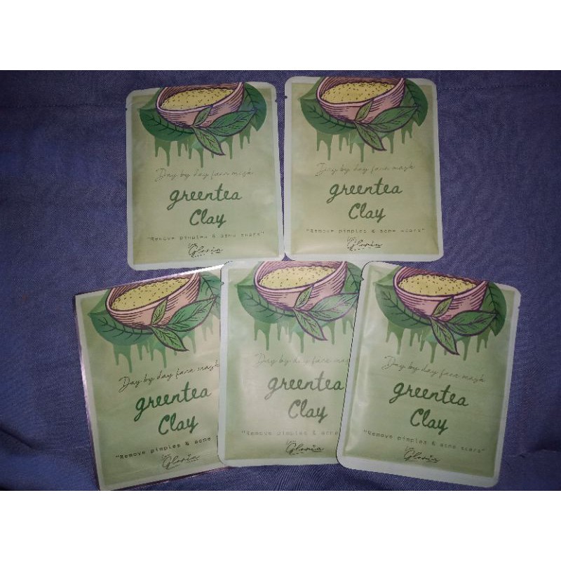 (BALIKPAPAN) Masker Organik by Lea Gloria (Greentea Clay)｜ORI DISTRIBUTOR BALIKPAPAN