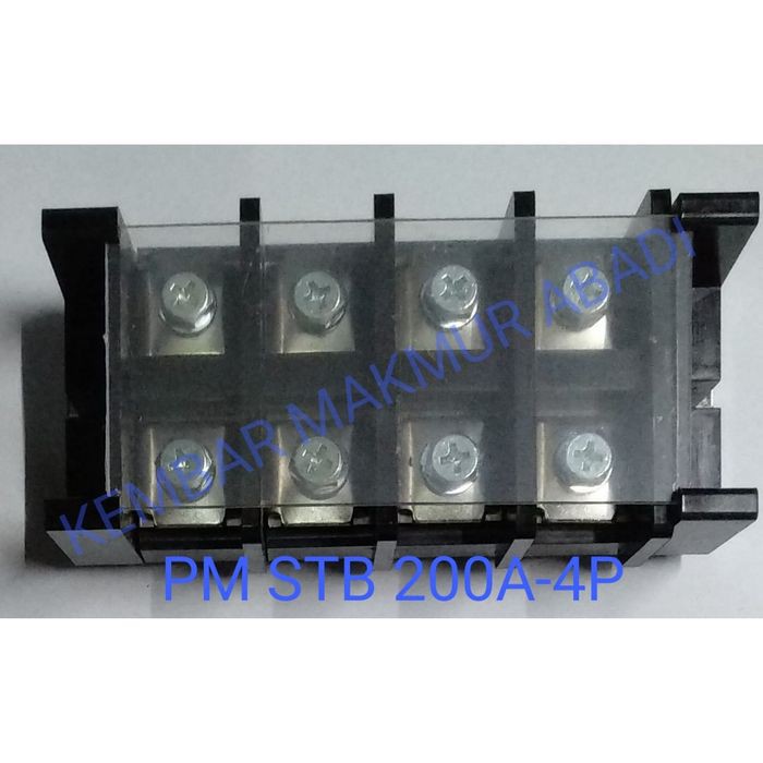 Terminal Blok 200A 4pole / STB200-4P merk PM / Isolator 200Ampere 4pole / Terminal Block PM 4P 200A