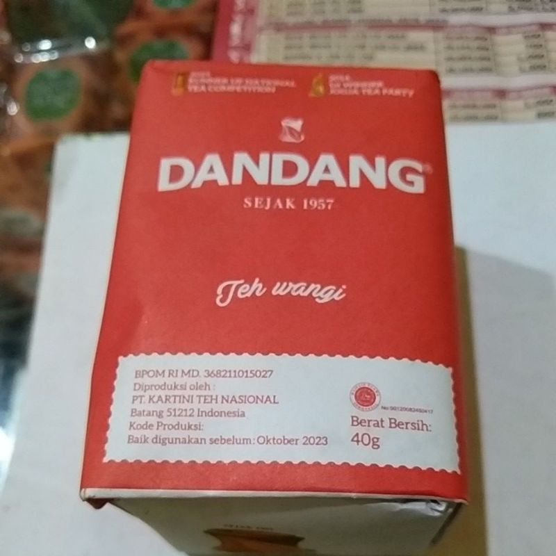 

Teh dandang Kemasan Baru Teh tubruk Ecer